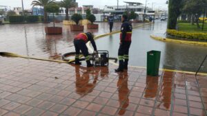 Lluvia inundó varios sectores de Ibarra este 26 de diciembre de 2023