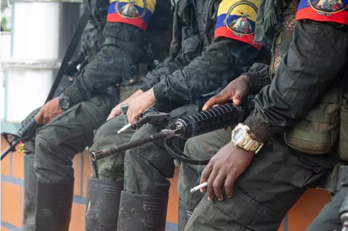 PAZ. Integrantes de las disidencias de las FARC