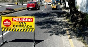 Tramo de la avenida Atahualpa cerrará parcialmente por siete días