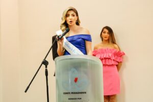 María Paula Viteri es la primera candidata a Reina de Ambato 2024