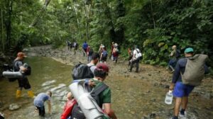 57.222 ecuatorianos cruzaron la selva del Darién durante el 2023