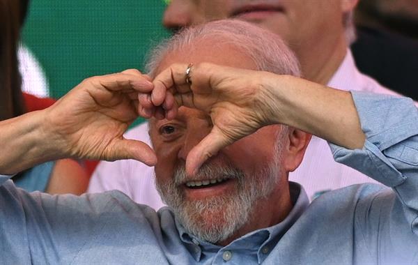 POLÍTICA. El presidente de Brasil, Luiz Inácio Lula da Silva.