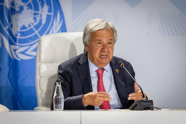 AUTORIDAD. El secretario general de la ONU, António Guterres.
