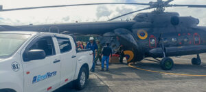 Vía aérea llega la ayuda tras el deslave en Chical