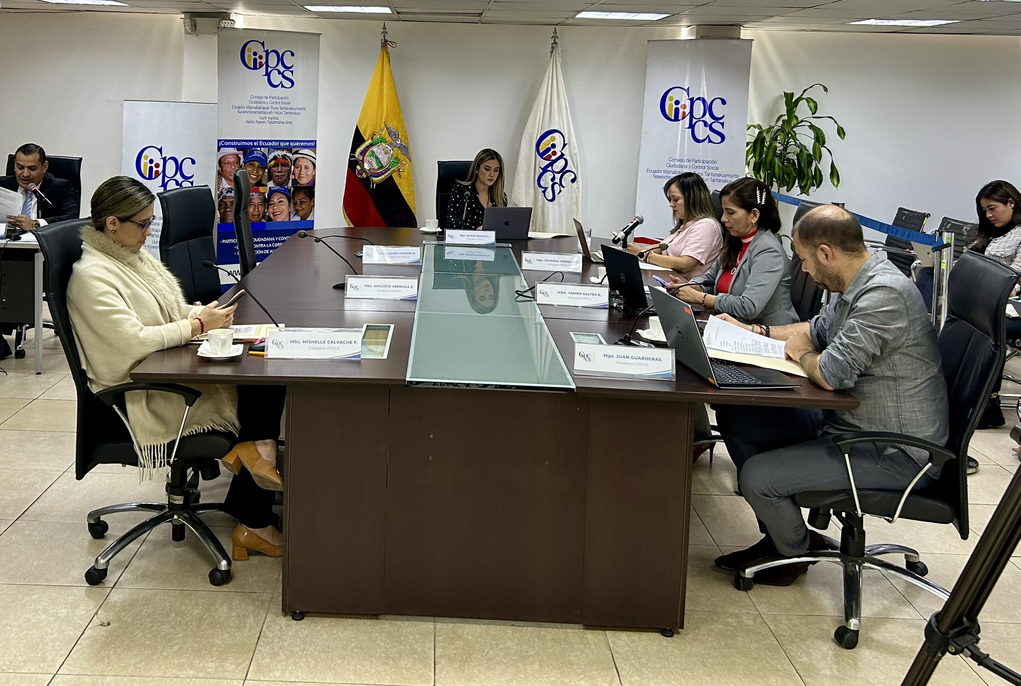 SESIÓN En los próximos días, el Cpccs conocería el fallo del Tribunal del Guayas.