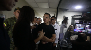 Presidente Daniel Noboa visitó instalaciones de TC Televisión en Guayaquil