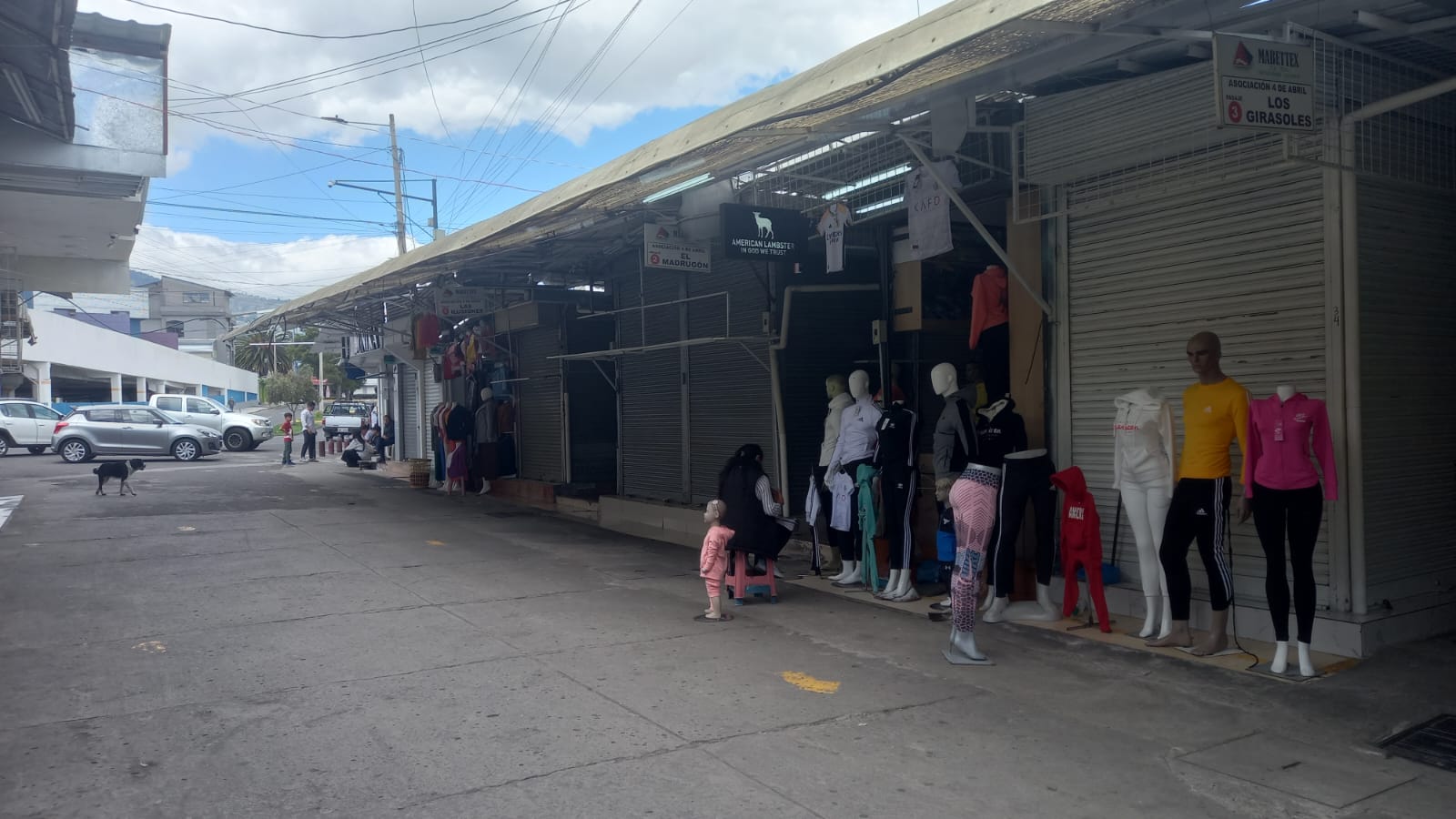 El Centro Comercial Ferroviario lució vacío durante el miércoles 10 de enero.