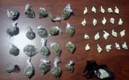 Policía impidió la venta de 350 dosis de cocaína y 106 de marihuana