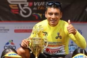 Jonathan Caicedo, el primer campeón extranjero de la Vuelta al Táchira en ocho años