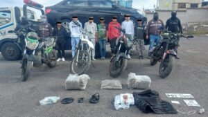 Policía detiene en Ambato a ocho integrantes de una banda delictiva