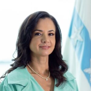 Marcela Aguiñaga, prefecta del Guayas.