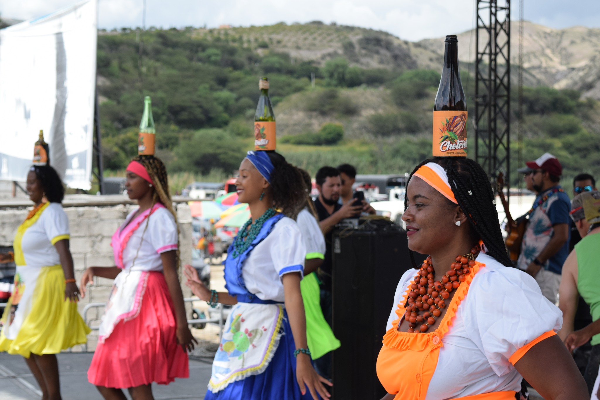 Festividad. En el Carnaval Coangue se pone de manifiesto toda la cultura afro del Valle del Chota.