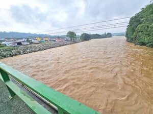 Riesgo por ríos caudalosos durante la época de lluvias