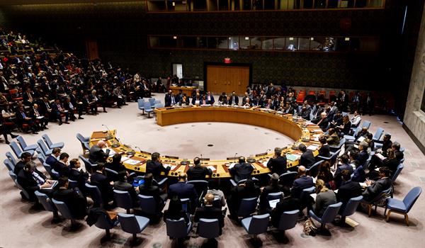 VISTA. Reunión del Consejo de Seguridad de Naciones Unidas. EFE