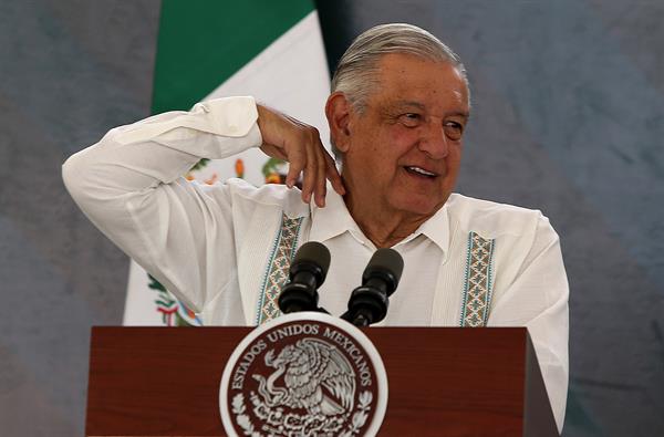 DIPLOMACIA. El presidente mexicano, Andrés Manuel López Obrador, reprochó la medida. EFE