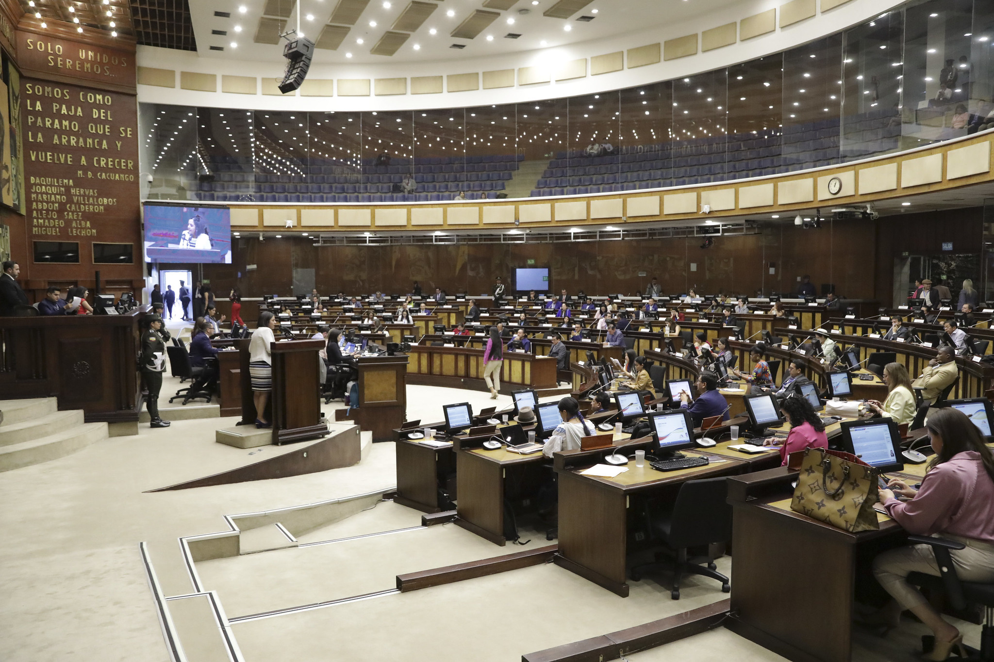 Legislativo. Imagen del Pleno de la Asamblea Nacional.