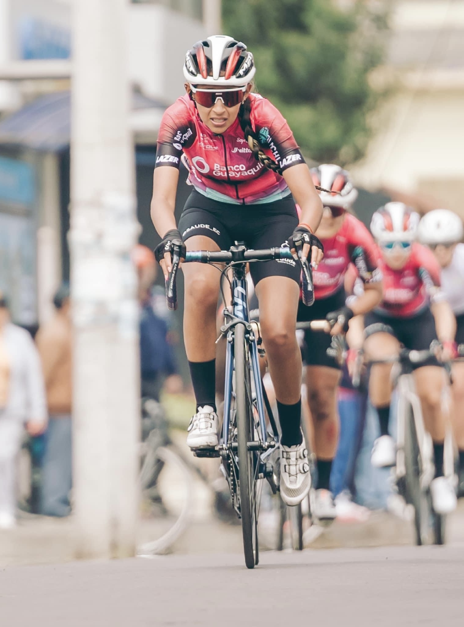 Carol Masabanda lleva practicando ciclismo desde los 11 años. 