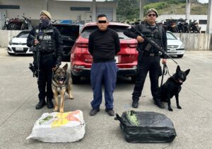 Detenido en Carchi con más de 54 kilos de heroína 