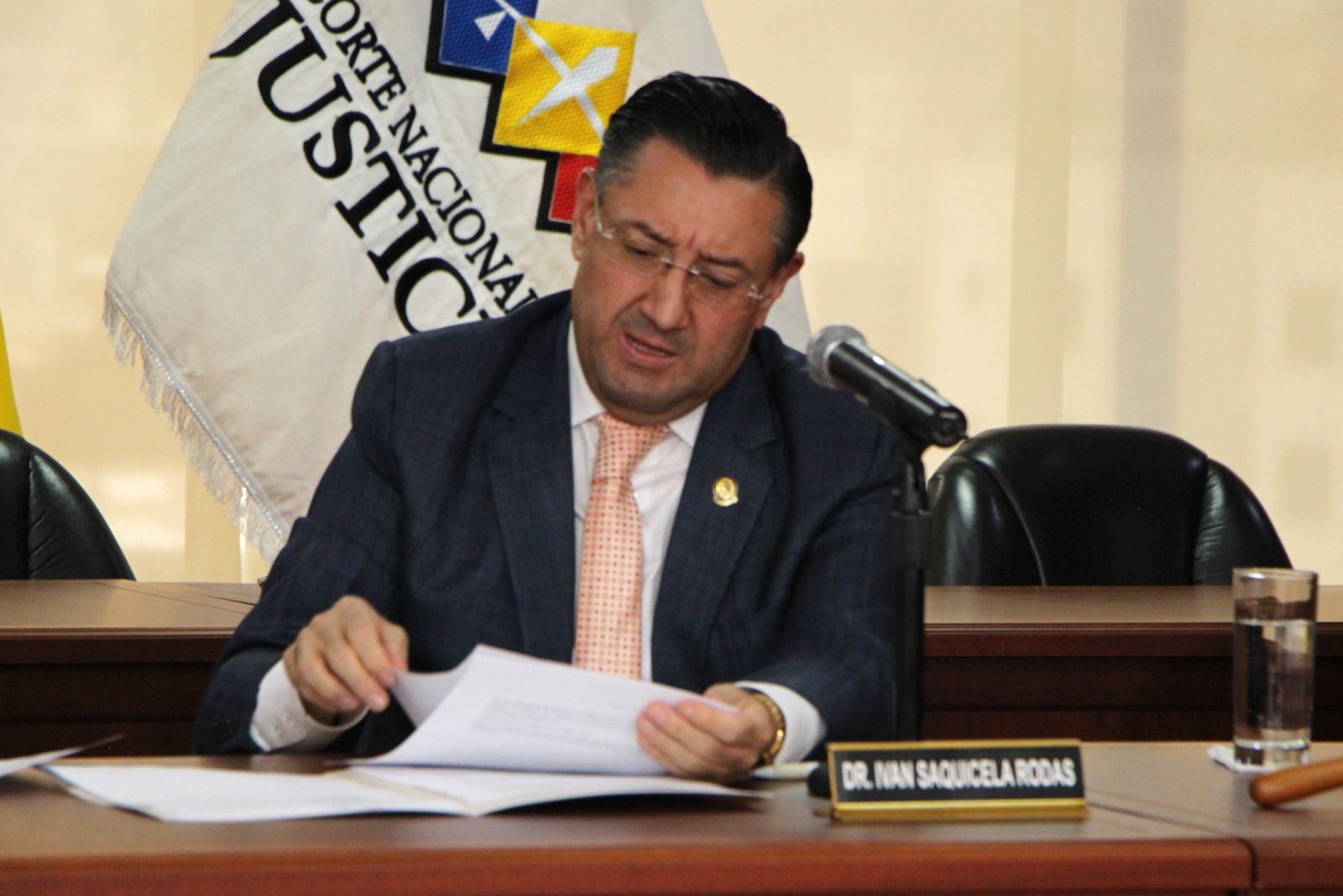 JUEZ. Iván Saquicela se atrinchera en la Corte Nacional de Justicia.