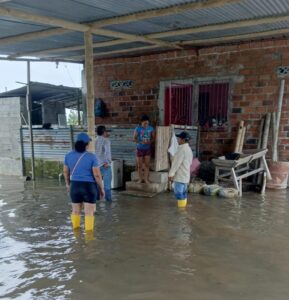 509 familias están afectadas en Baba por la temporada invernal