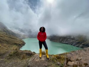 Laguna Amarilla, uno de los sitios para visitar del Geoparque Volcán Tungurahua