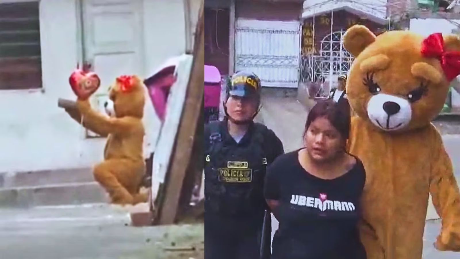 Oso policia de peluche sales