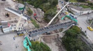 Construcción de nuevo puente en El Ejido de Caranqui entra en su última etapa