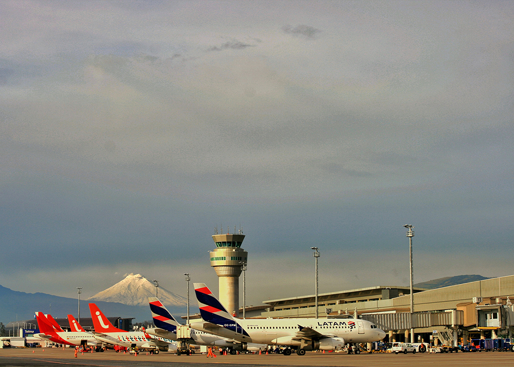 Aeropuerto de Quito, una de las grandes obras que tiene éxito a diario.