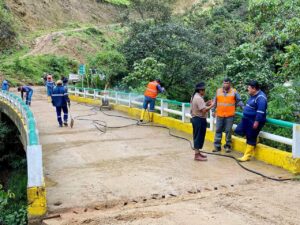 Puentes de Chinchipe reciben mantenimiento