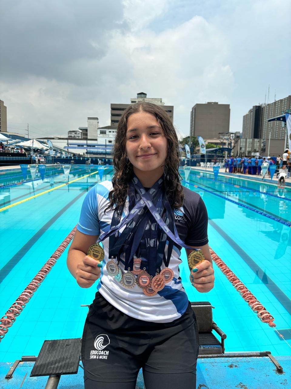 La nadadora pelileña Amy Paredes fue una de las ganadoras del Campeonato Nacional Interclubes Carlos Gilbert 2024.