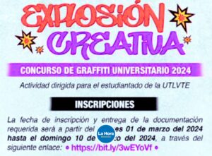 Bienestar Universitario de la UTLVTE organiza un concurso creativo
