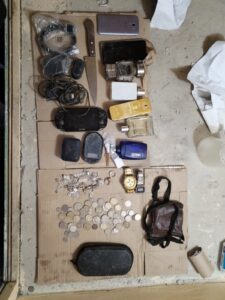 Armas y municiones decomisadas en la cárcel de Loja