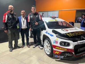 El piloto ambateño Martín Navas quiere ser campeón del Rally Nacional 2024