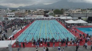 Cuatro años después, la piscina olímpica de Ibarra vuelve a recibir nadadores