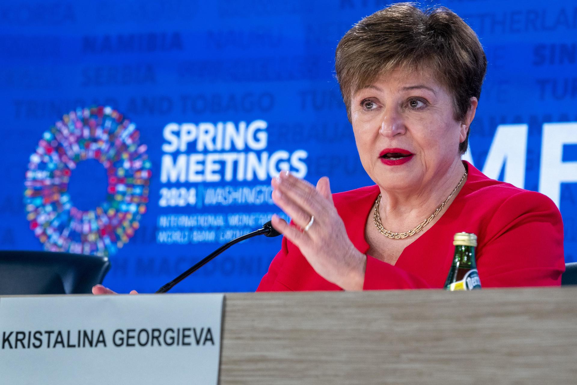 AUTORIDAD. La directora gerente del FMI, Kristalina Georgieva.