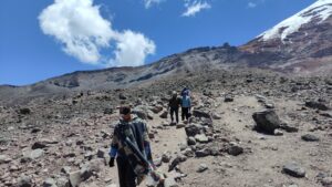 Volcán Chimborazo ofrece un vistazo desde las alturas