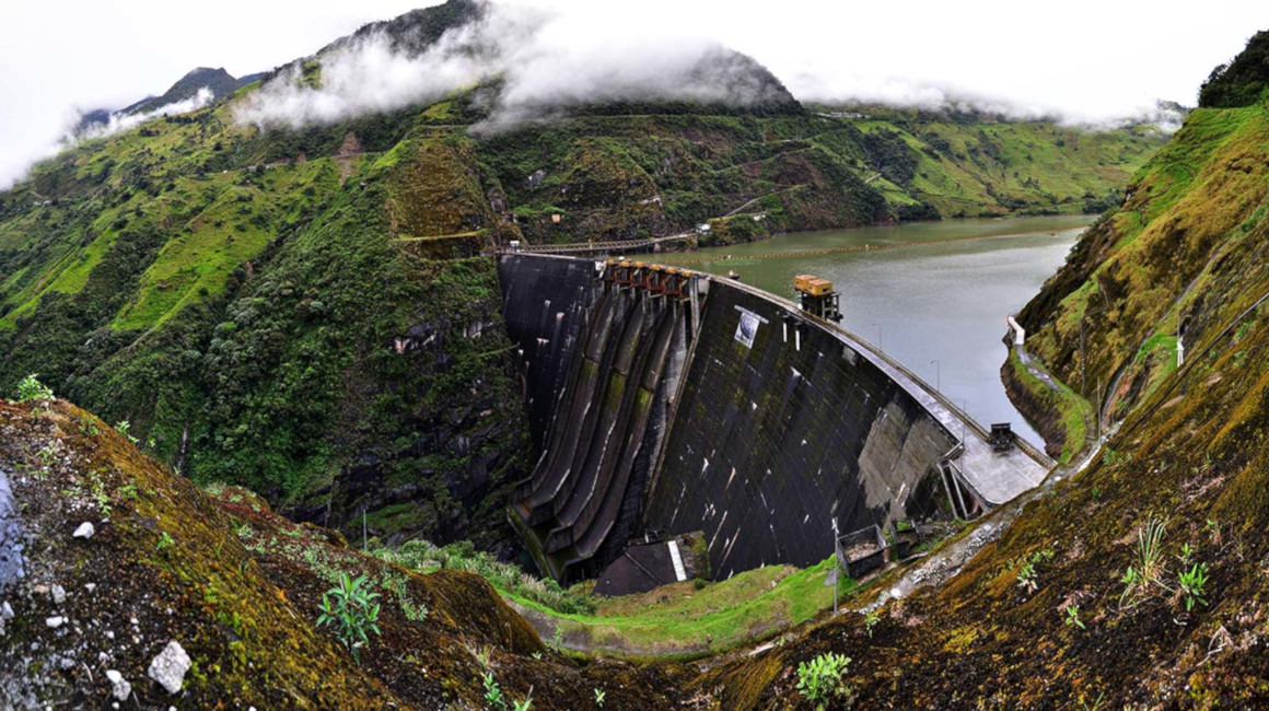 ENERGÍA. Ecuador sigue dependiendo de los embalses de las hidroeléctricas para evitar apagones.