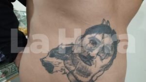 Tatuajes de Colón Pico, dinero y autos: imágenes de la detención del hombre que amenaza a la Fiscal