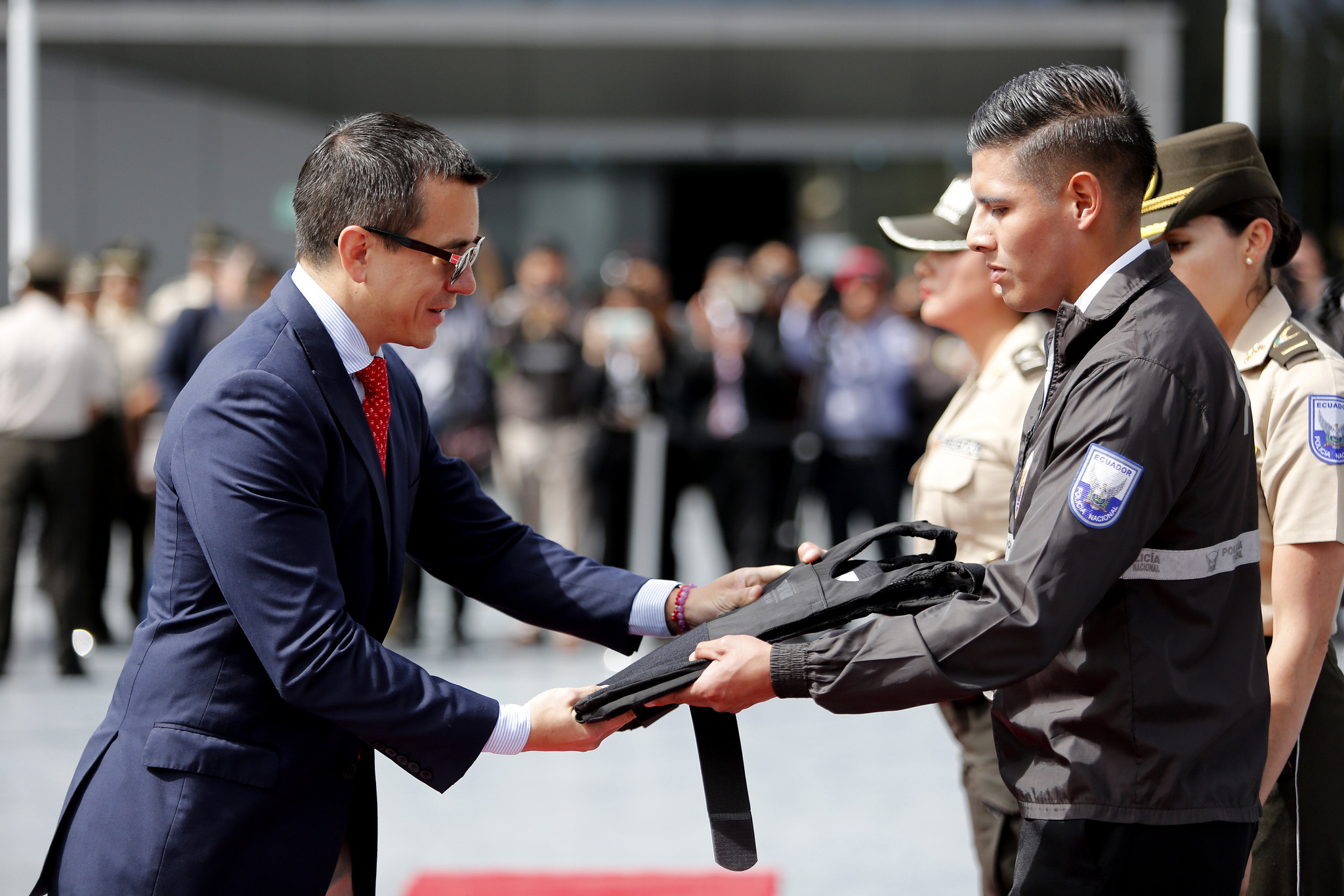 SEGURIDAD. Modificaciones en el gabinete y reformas en las leyes reconfirman a la seguridad como el eje central de la gestión. Foto: Presidencia