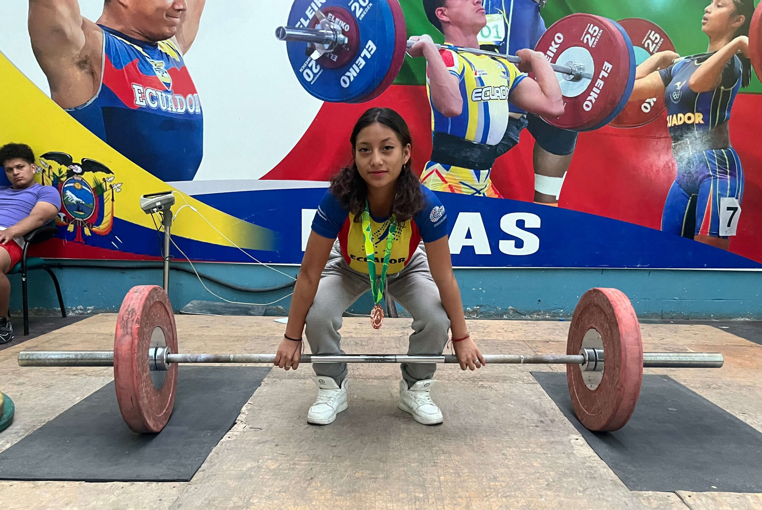 La pesista ambateña Doménica Endara se llevó la medalla de bronce en los Juegos Bolivarianos de la Juventud 2024.