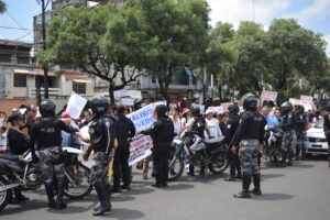 Manifestaciones en Quevedo durante visita presidencial