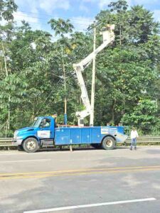 Problemas de alumbrado público en varios sectores