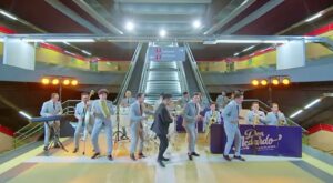 El Metro de Quito fue el escenario del nuevo video musical de Don Medardo y sus Players junto al grupo Néctar de Perú