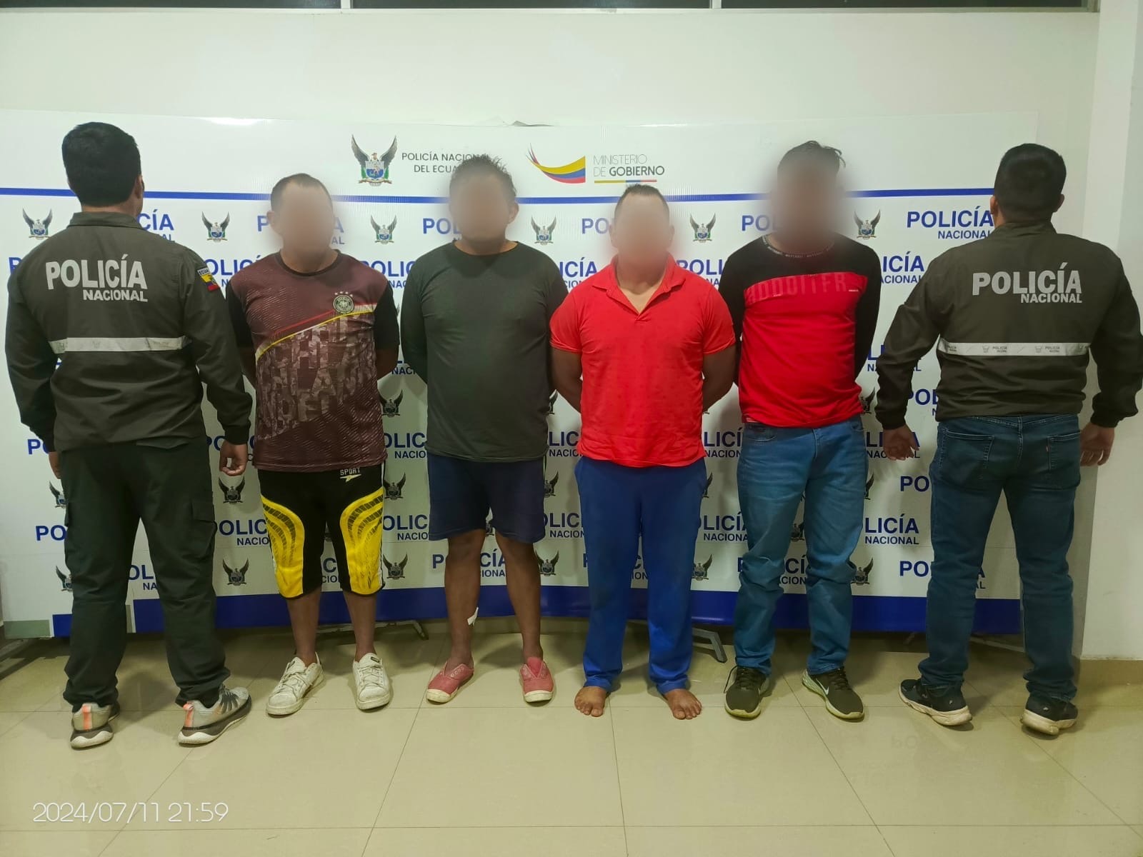 Desmantelan presunta organización dedicada al robo de domicilios