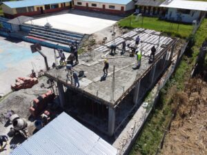 Municipio de Saraguro construye aulas para la Unidad Educativa ´Francisco Campos´