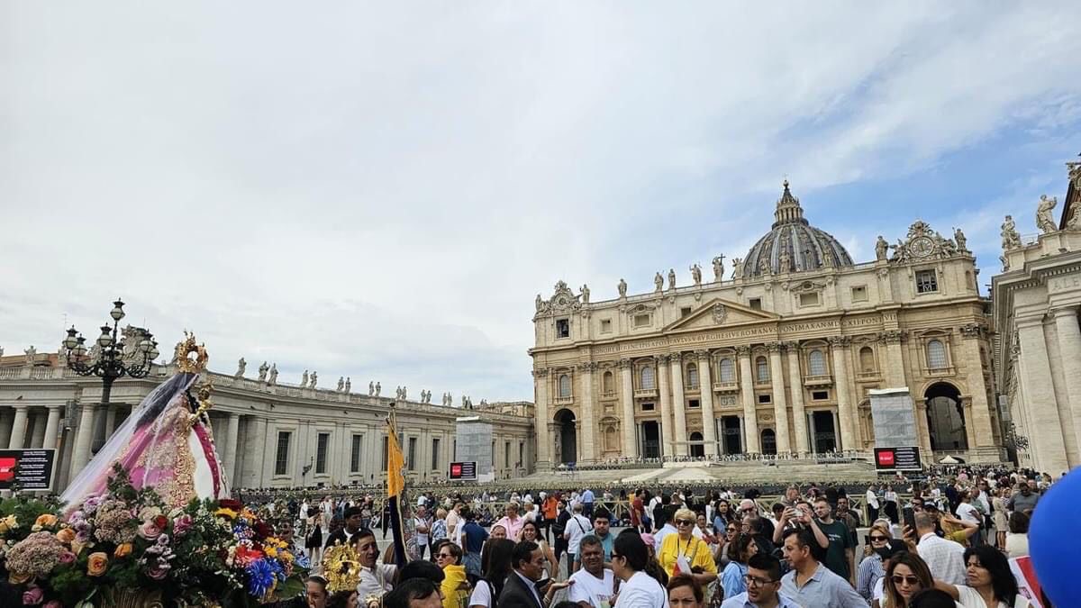 La Imagen de la Virgen del Cisne es recibida en Roma
