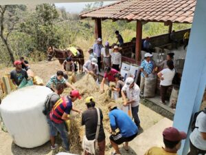4.050 kg de henolaje entregados a ganaderos de Quilanga afectados por incendios