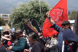 PCE, grupos pro Palestina y otras organizaciones de la izquierda marcharon para protestar por la crisis energética