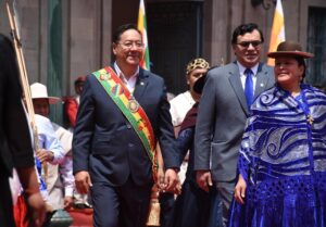 Arce apela a la unidad de los bolivianos a un año del fin de su mandato