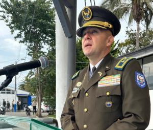 Yuri Narváez es el nuevo comandante de la Policía en Imbabura